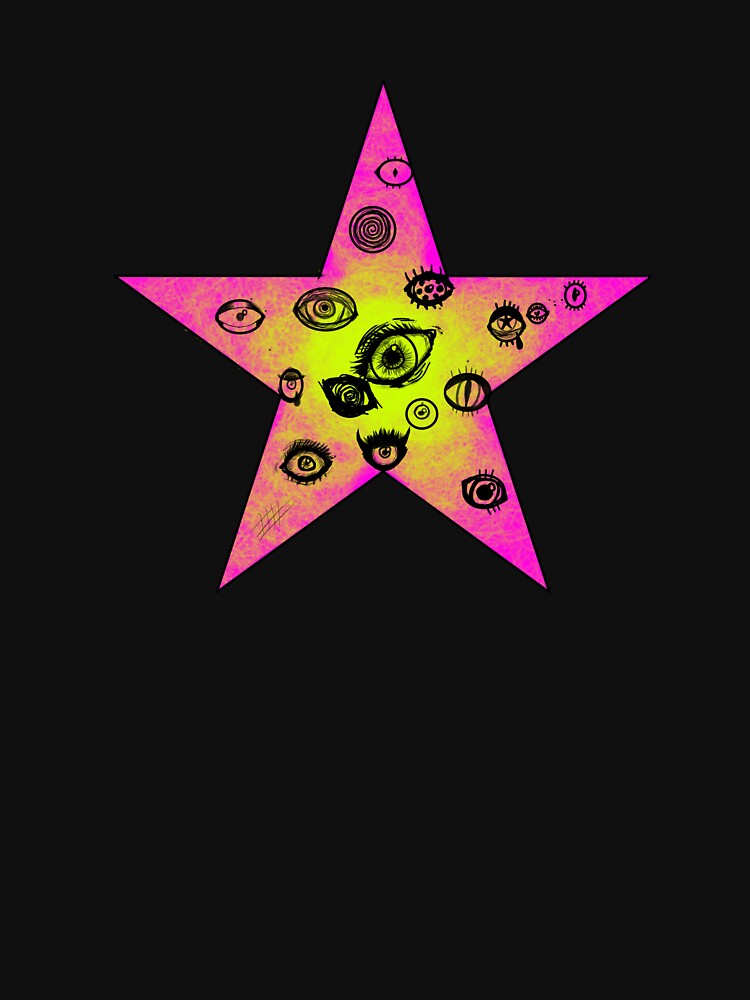 Trippy Eyeball Star by edenpvl