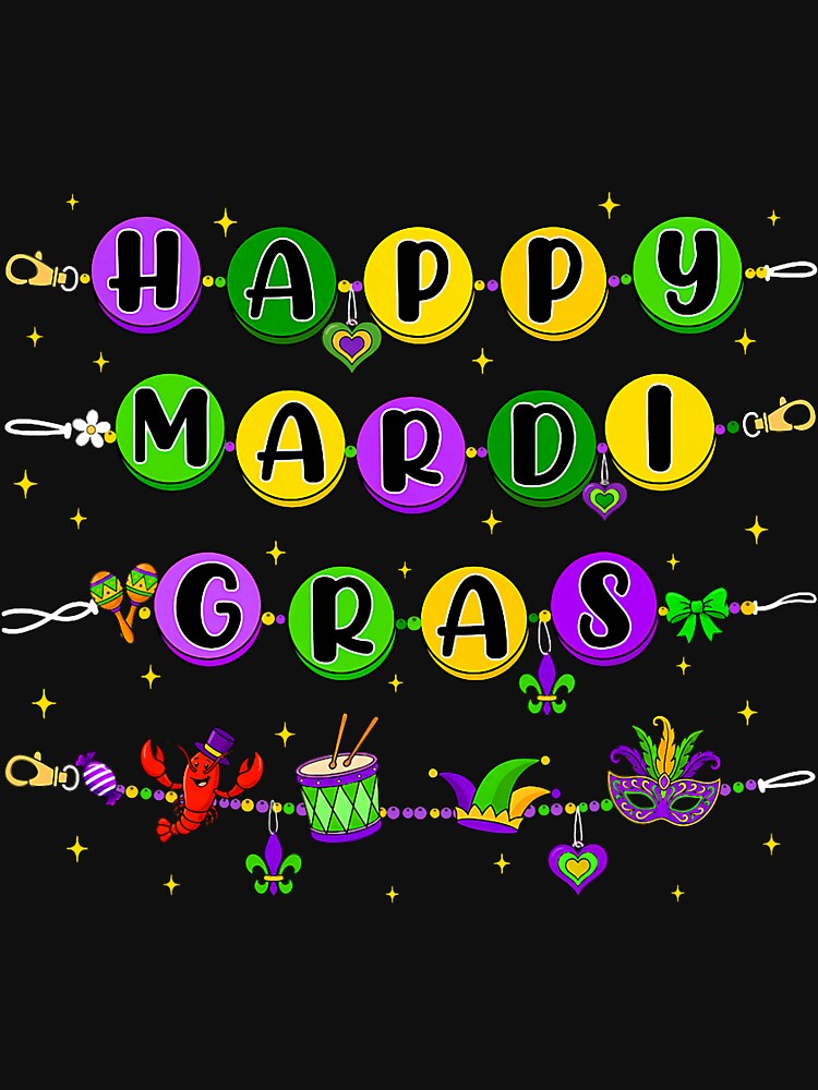 Cute Happy Mardi Gras Bracelet Mask Women Girl Carnival by KristineLi