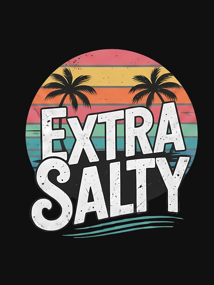 Extra Retro Sunset Beach Typography Design Premium Tri-Blend by FrankIsabel