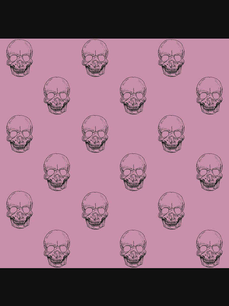 Hand-drawn Skull Line Art Pattern by CheHojas