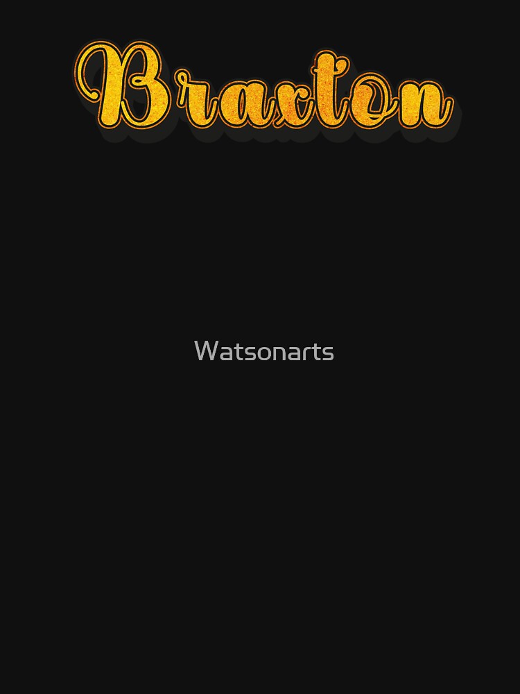 Braxton Personalized Name Design with Heart | Funny Custom Gift by Watsonarts