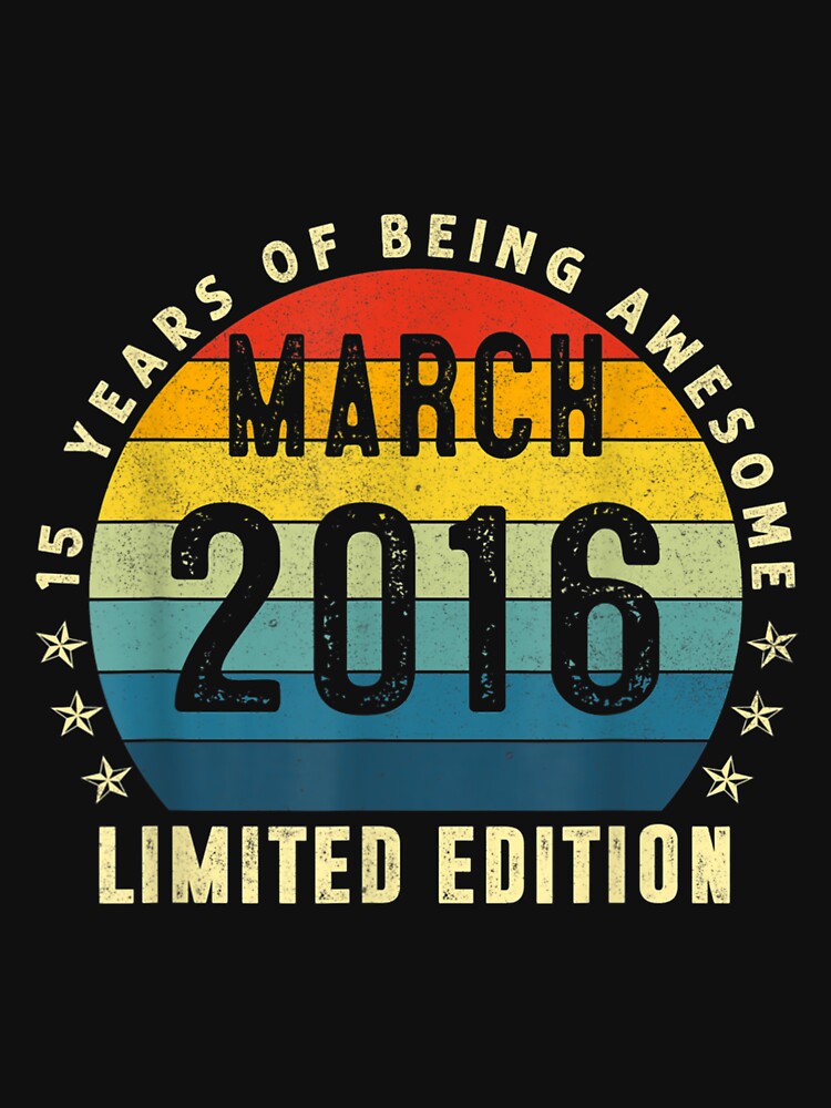 6 Year Old March 2016 Limited Edition 6th Birthday Gift by 77tara