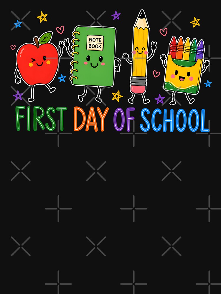 Cute School Supplies First Day Of School by srowdy