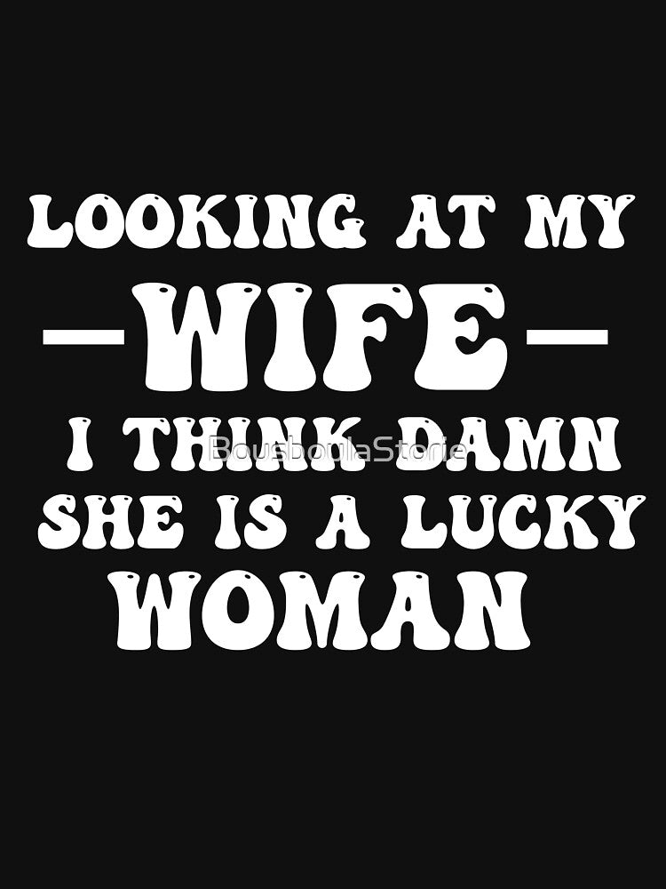 looking at my wife i think damn she is one lucky woman by BousboulaStorie