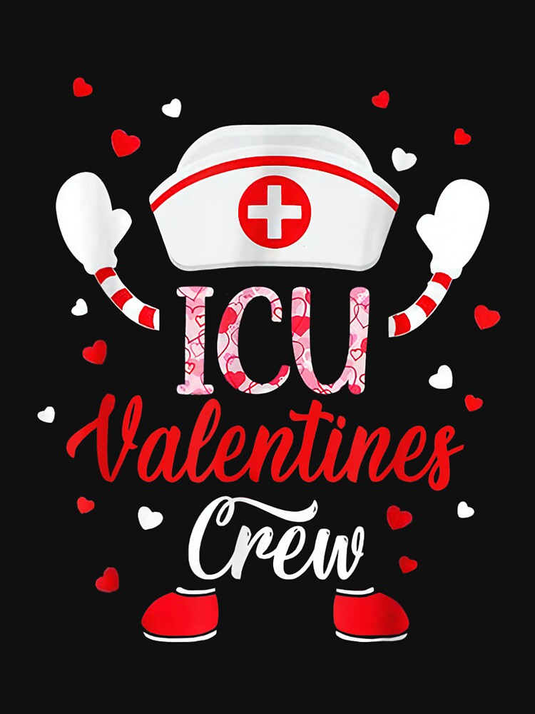 Icu Valentines Nurse Crew Family Group Nursing Lovers Pajama by bessiey23