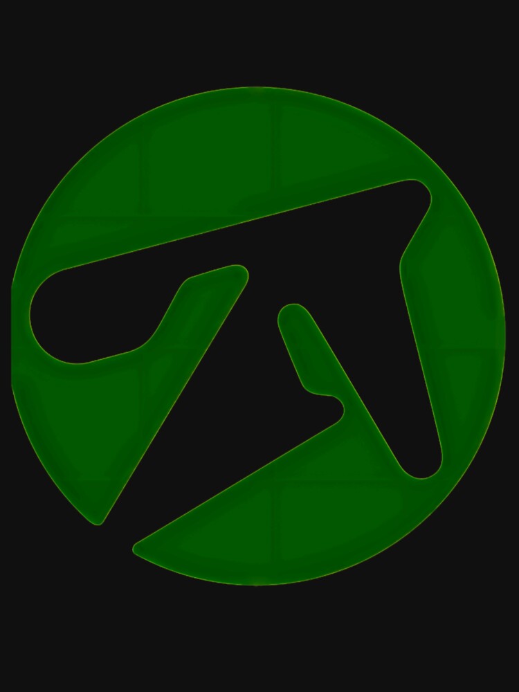 Aphex Twin Alternative Style Logo In Green Art by AyalaHeze