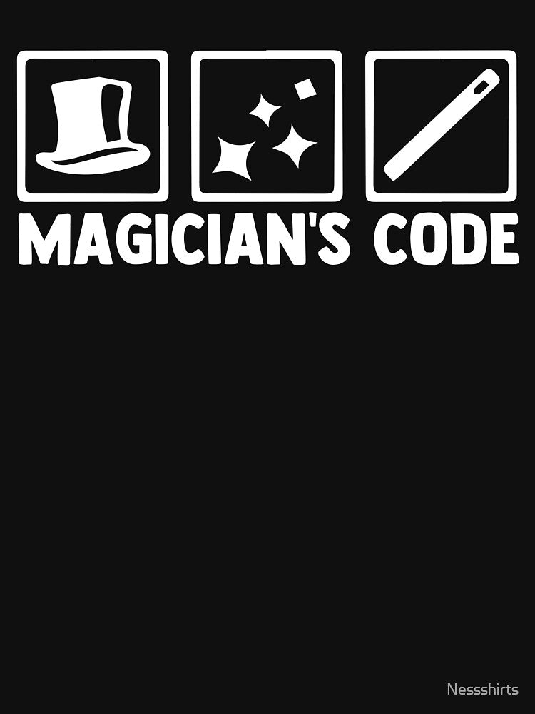 Magician's Code Magic Tricks Magician's Hat Magic Cards by Nessshirts