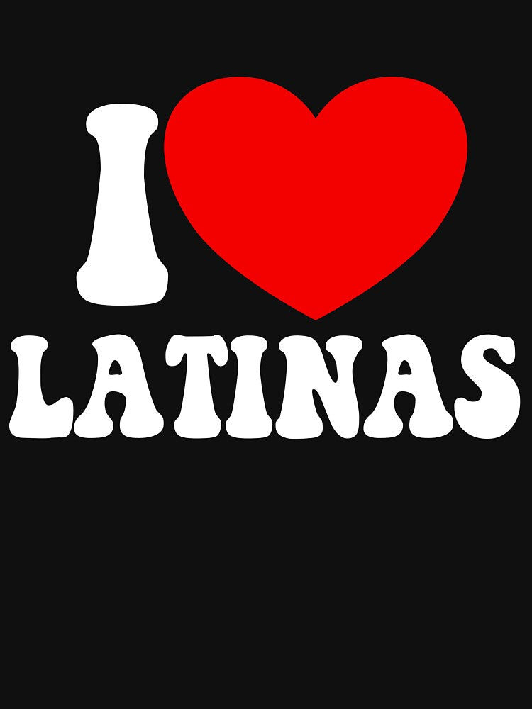 I Love Latinas Red Heart Latina Girlfriend I Love Latinas Gear by DynamicDesign