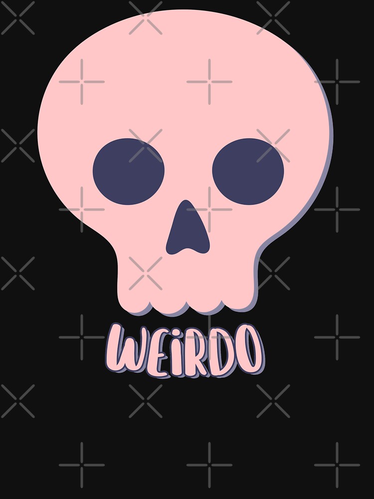 Cute Pastel Goth Skull Weirdo Aesthetic Gothic Punk Grunge by MintedFresh