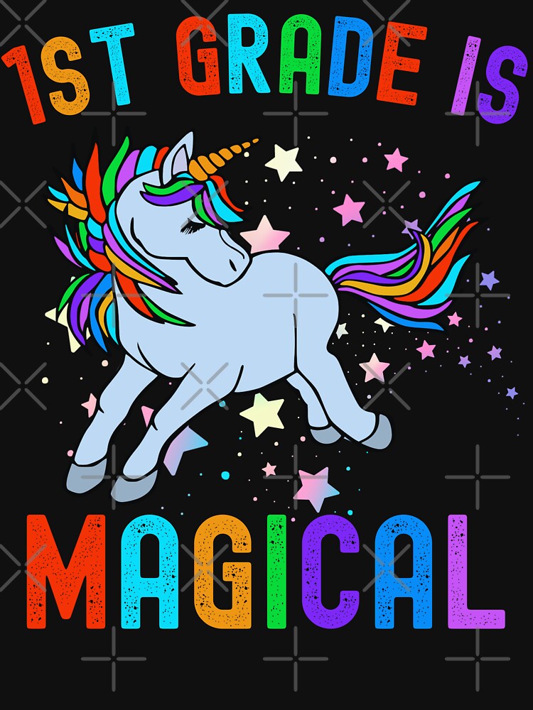 1st Grade Is Magical Back To School Student Teacher Gift by BronikowskiART