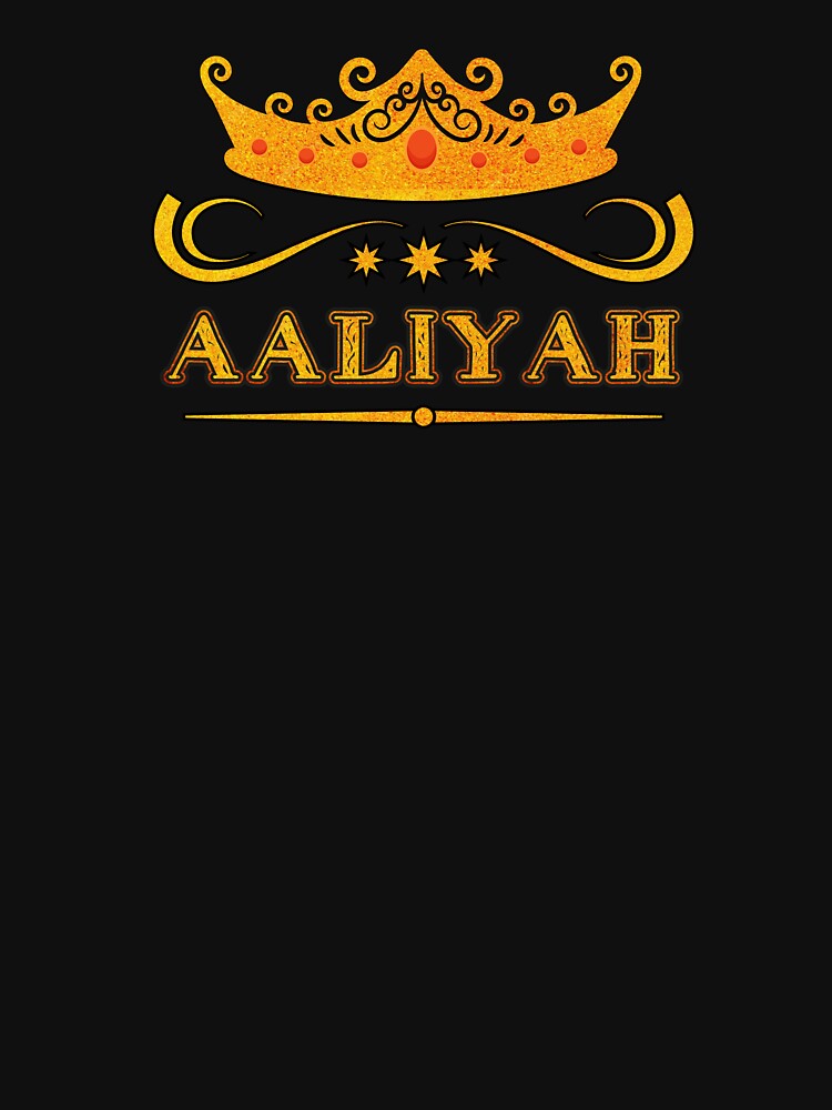 Aaliyah Personalized Name With Crown - Cool & Custom Gift for Girls, Teens by Oussinc