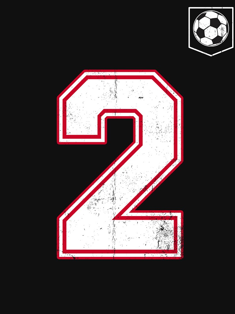 Copy of Soccer player Jersey number 2 Soccer Fans by BernoNickel