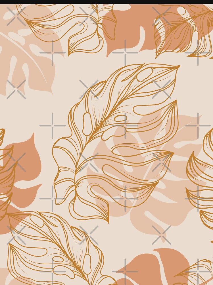 Boho tropical Hand drawn print graphic pattern by RSDigitalPrintDesign