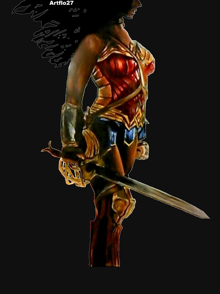 Amazon Warrior Outline by Artflo27