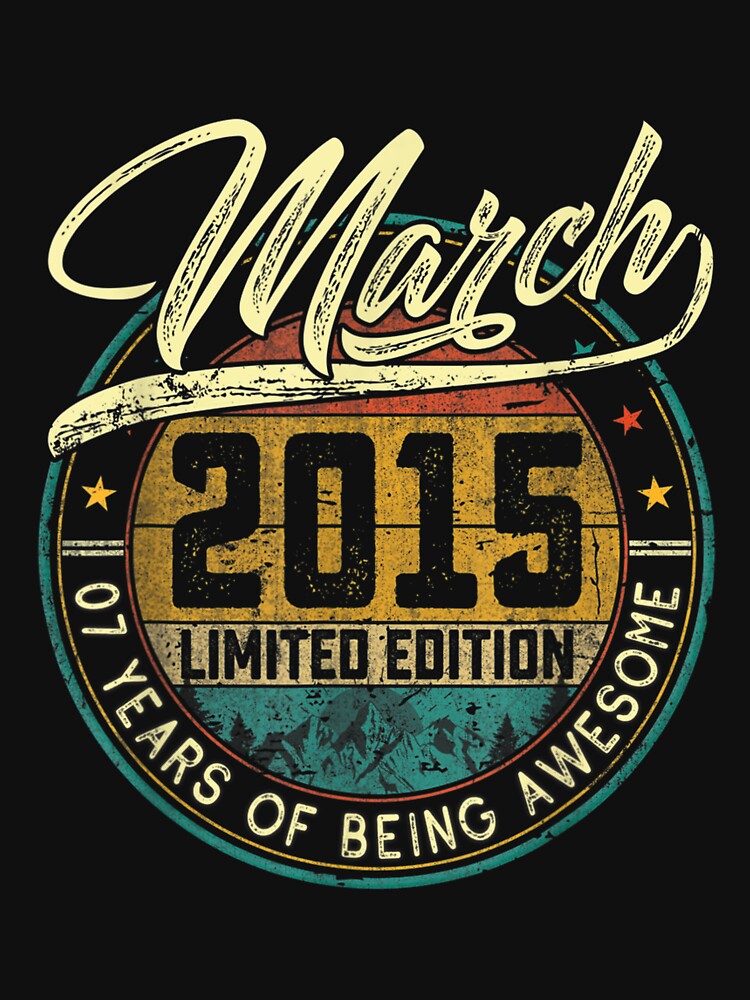 Retro March 2015 Limited Edition Vintage 7 Years Old by laurenm233