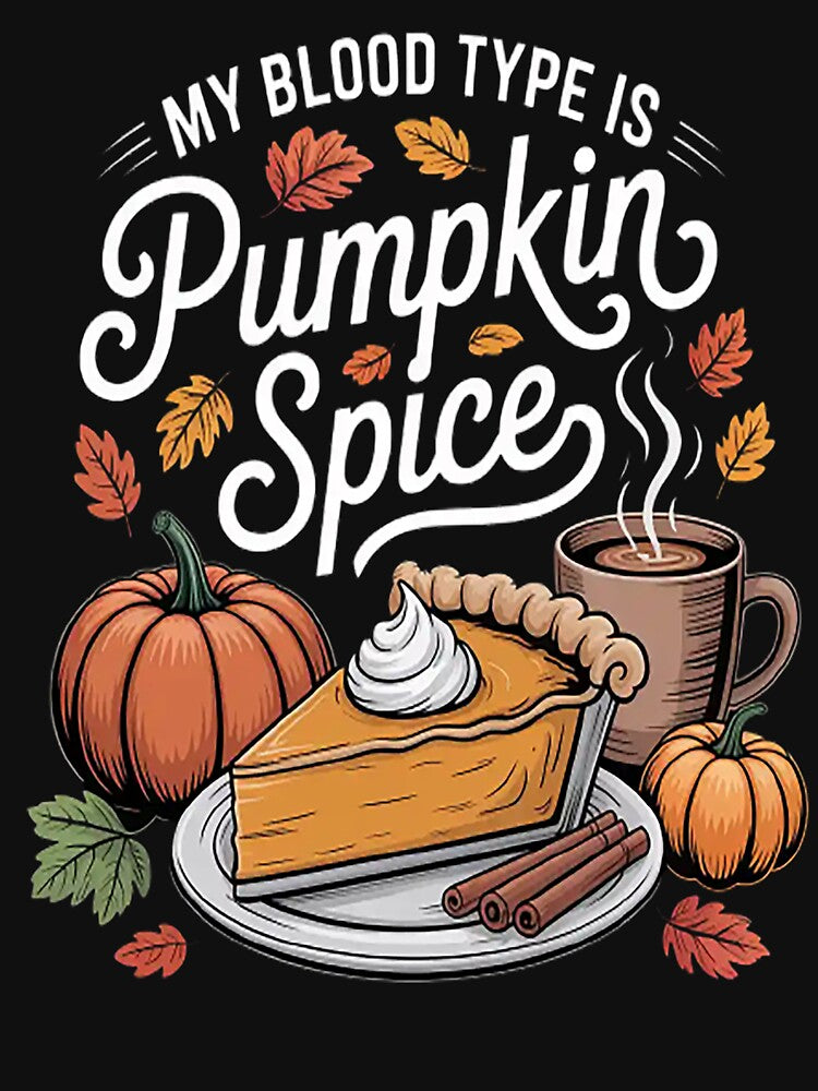 My Blood Type is Pumpkin Spice Pretty Autumn by gandebro