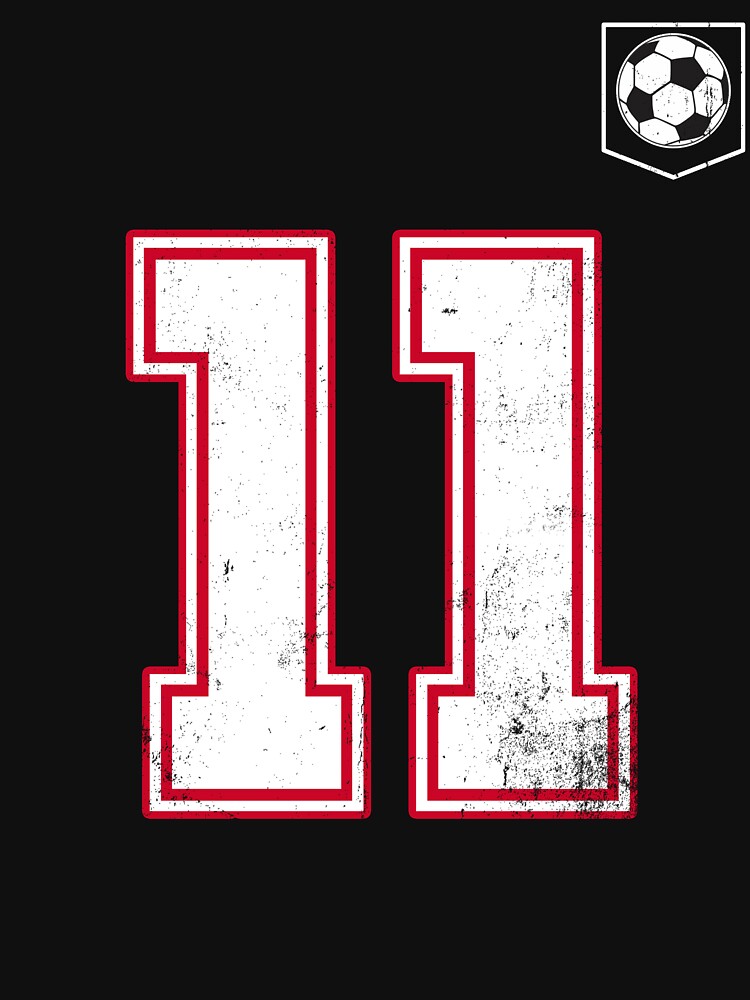 Soccer player Jersey number 11 Soccer Fans by BernoNickel