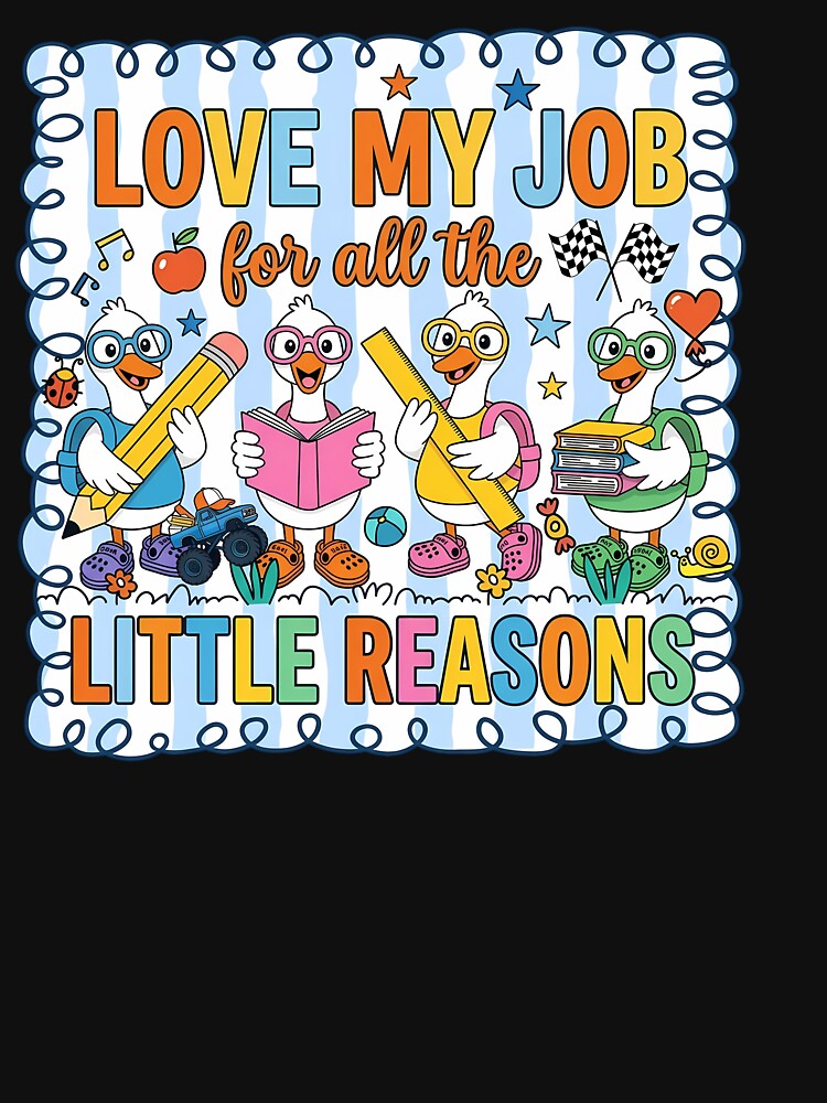 Love My Job Cute Teacher Back To School First Day by KroghDs