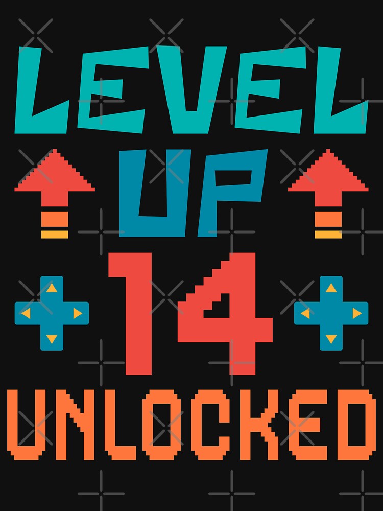 Level Up, 14 Unlocked. Retro by ACC
