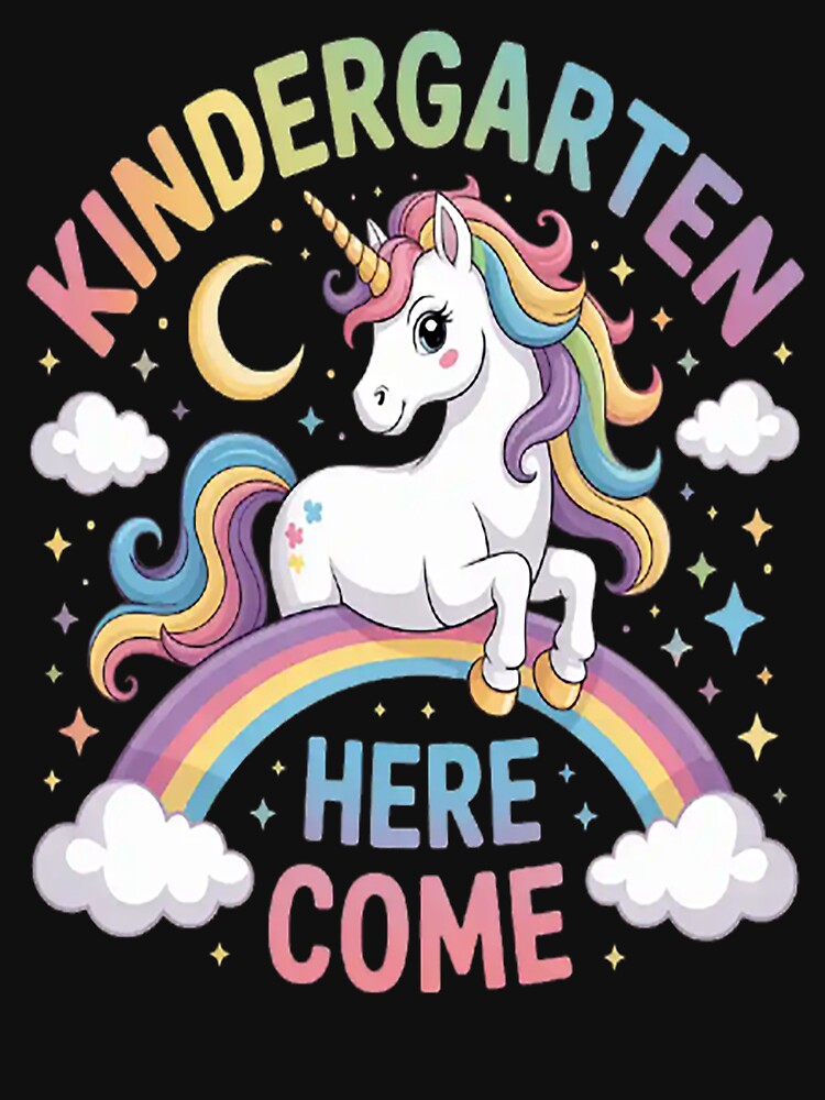 Unicorn Kindergarten Here I come School Kindergarten by gandebro