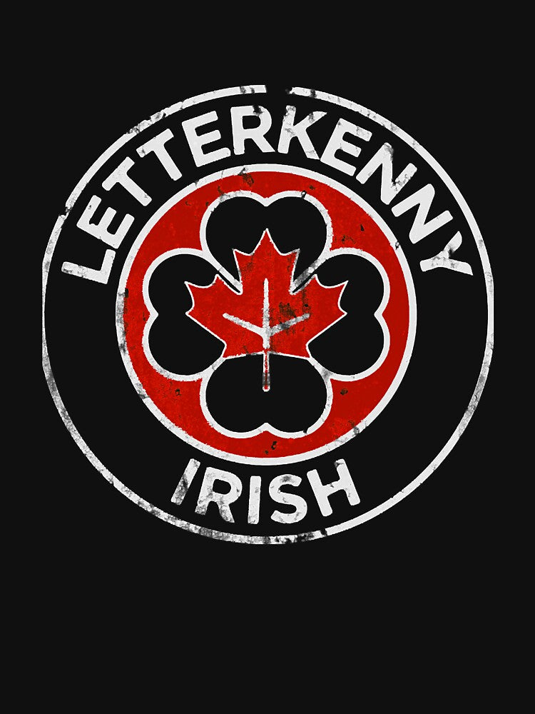 Letterkenny Irish logo white and red vintage by TerryerElliott