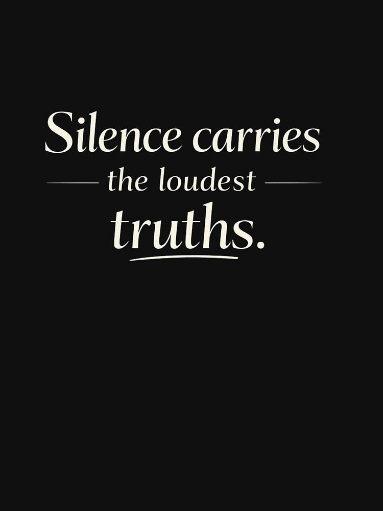 Silence Carries the Loudest Truths by Owcomm