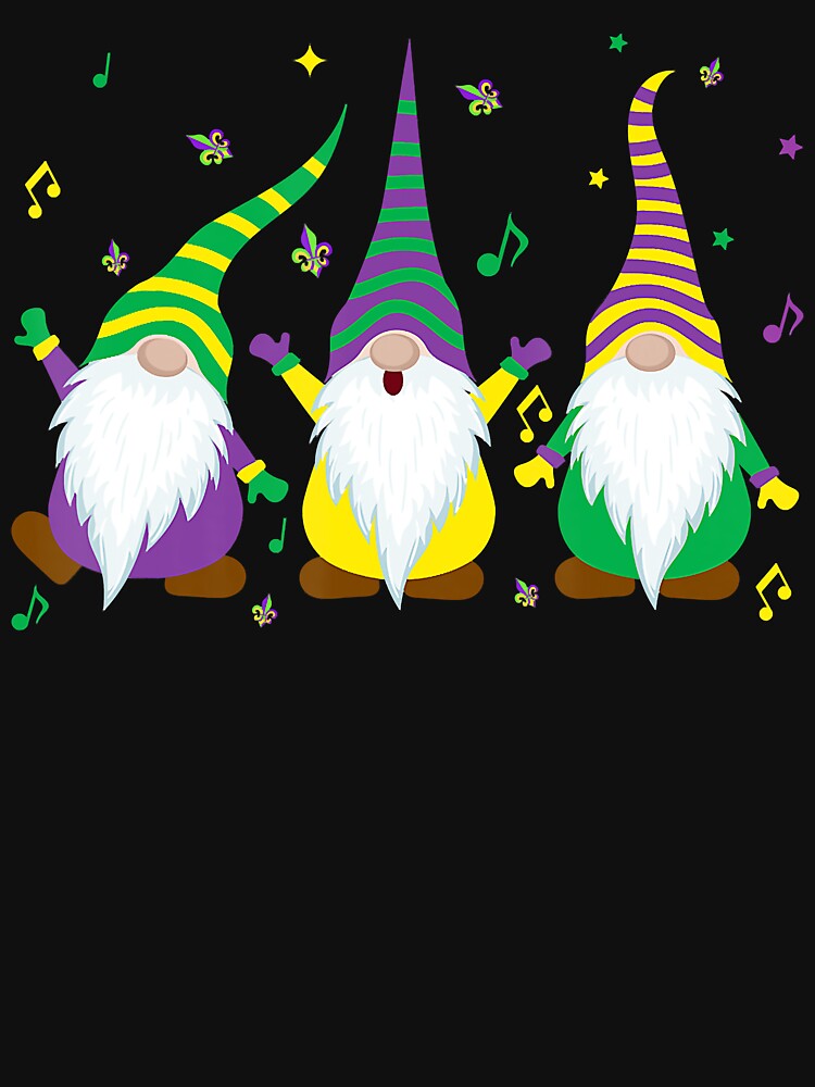 Mardi Gras Gnomes Mask Funny Festival Party Lover by JodyBoling