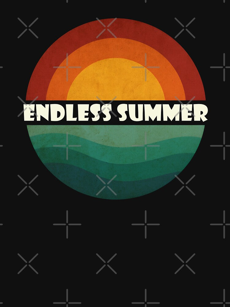 Endless Summer – Retro Sunset Waves by Imaginationbeyond
