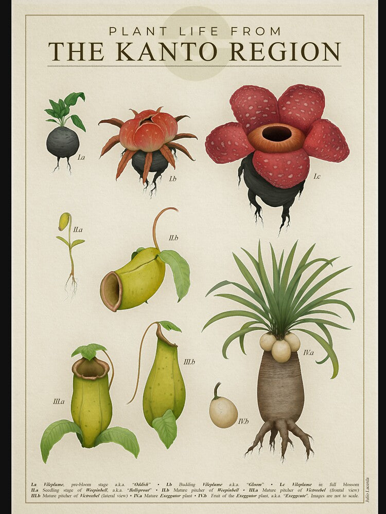 Plant life from Kanto by Julio Lacerda