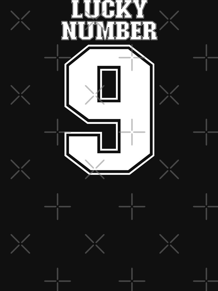 Lucky Number 9 – Compassion Purpose Spiritual Energy T-Shirt by Mr-Ma-Studio