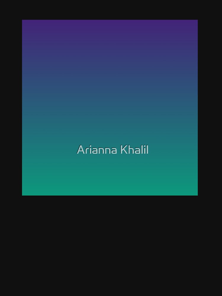 Purple to Teal Ombre Gradient by Arianna Khalil