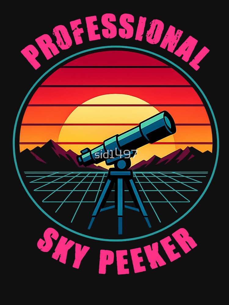 Professional Sky Peeker - Retro Telescope by SidTastic