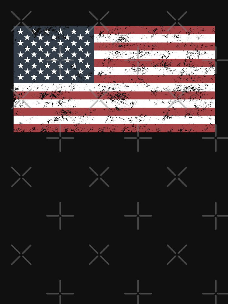 USA FLAG DISTRESSED by House Sparrow