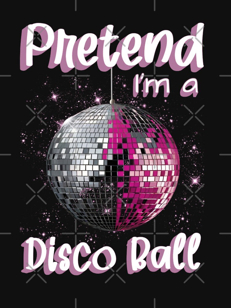 Pretend I'm A Disco Ball Lazy Halloween Party Costume by ZACK ART