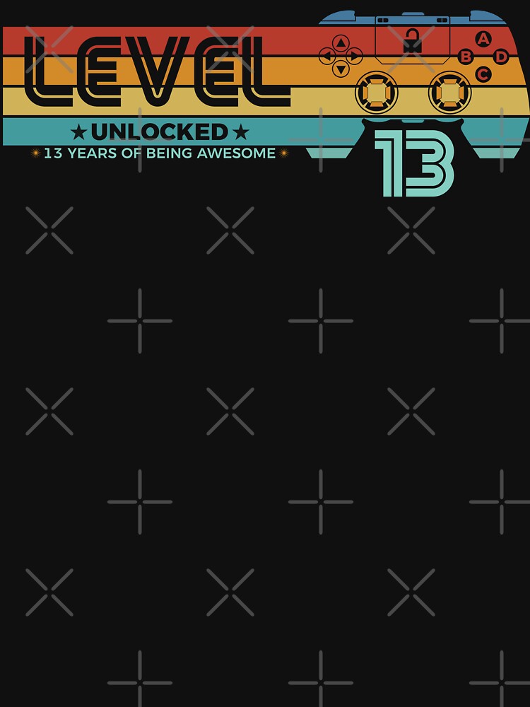 Level 13 Unlocked - Official Teenager 13th Birthday Gamer by NH2019