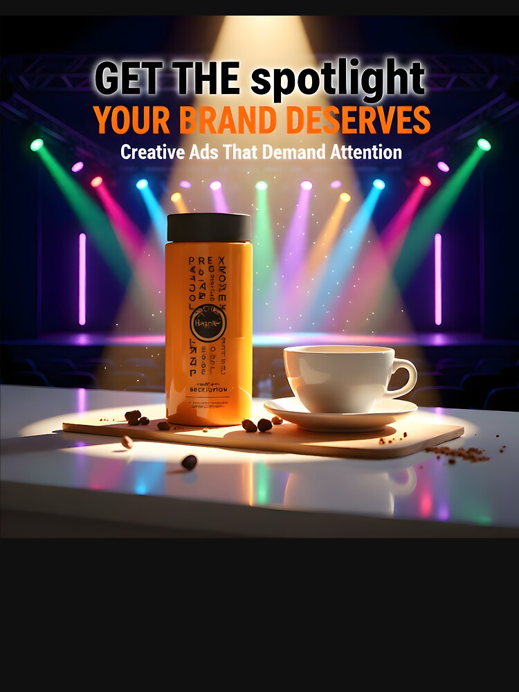 Get the Spotlight Your Brand Deserves 3D Kinetic Ad: Premium Stage Transition Marketing Banner by Creative-RE