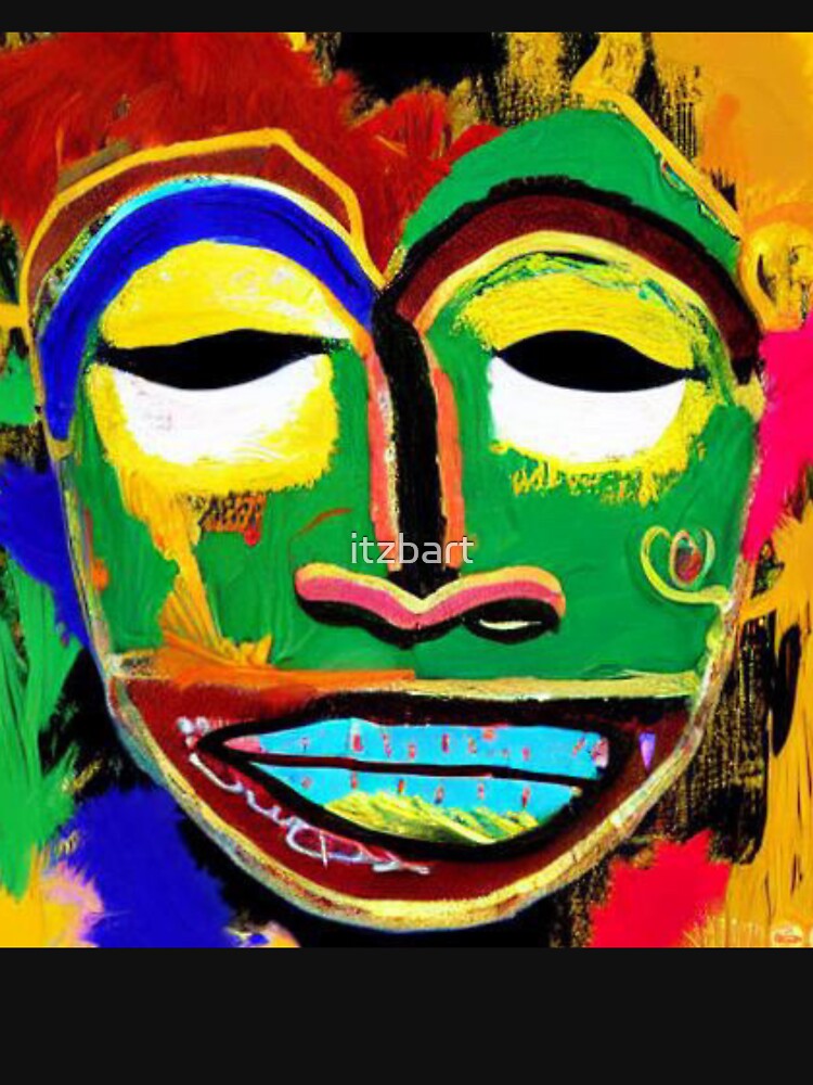 Mardi Gras Party Cartoon Mask | Street Art by itzbart