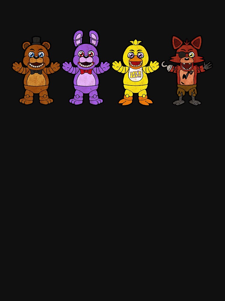 Chibi Five Nights at Freddy's by alliancepowerfu