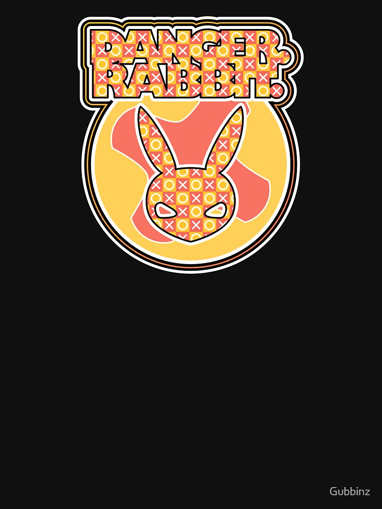 Danger Rabbit big circle - yellow/orange by DANGER RABBIT