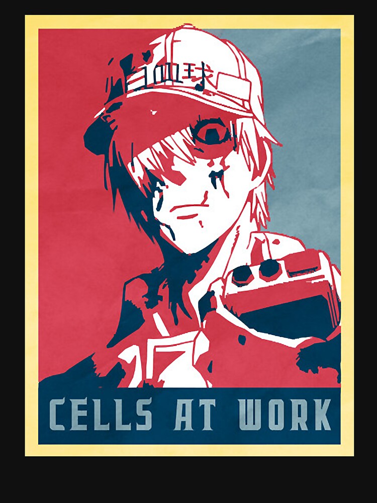While Blood Cell - Cells At Work Political  1 - Tshirt by JanaBradtke