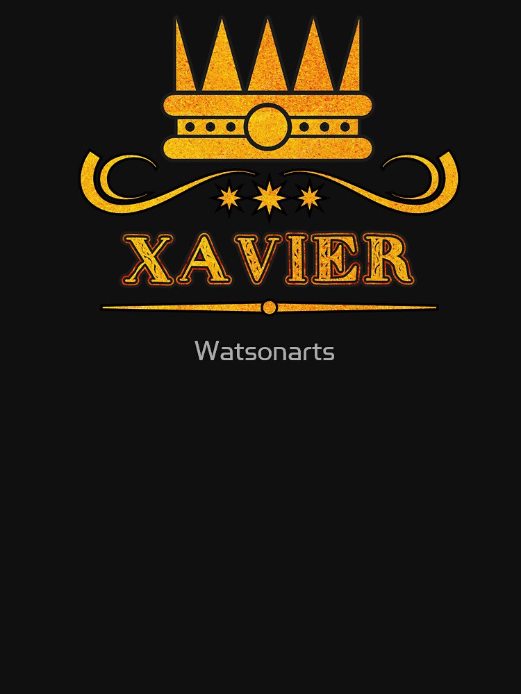 Xavier Personalized Funny & Unique Custom Name Design for Men, Teens, and Boys by Watsonarts