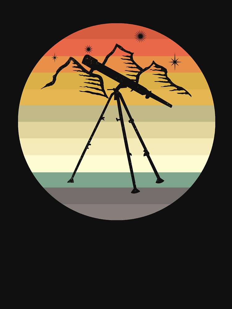 Vintage Stargazing Telescope Astronomy Design by GetGoodFit