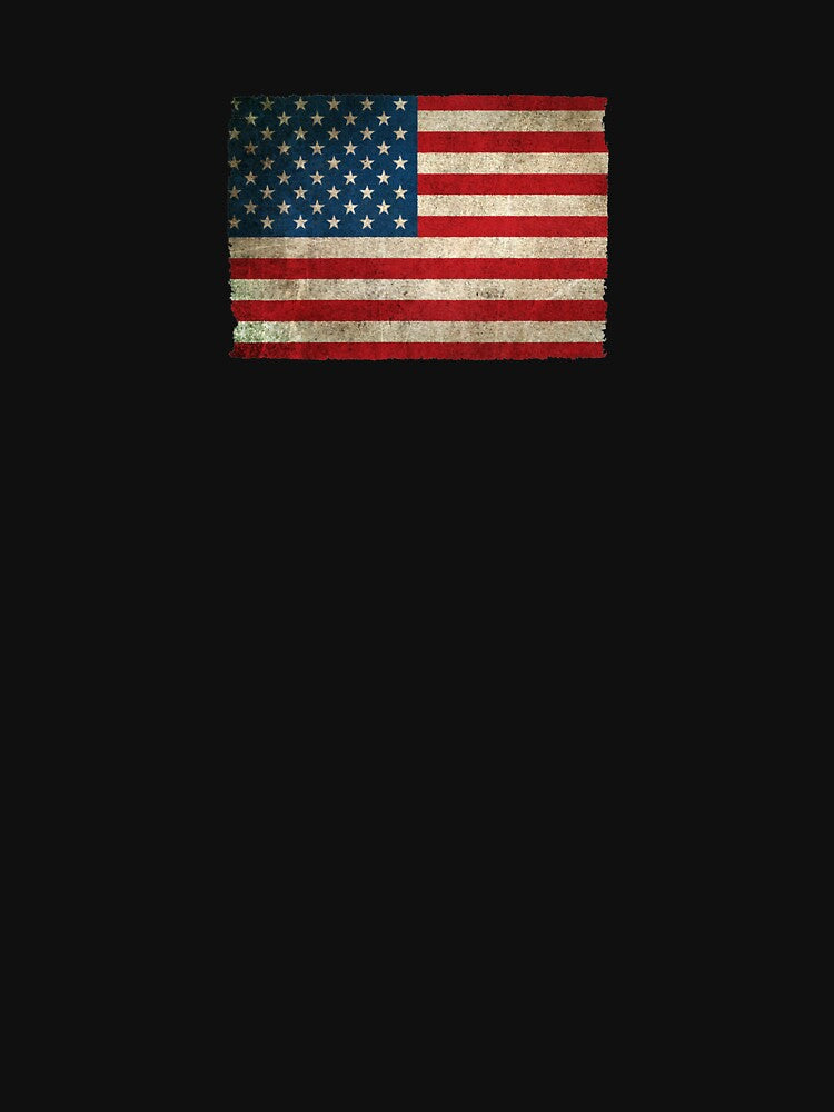 Old and Worn Distressed Vintage Flag of The United States by JeffBartels
