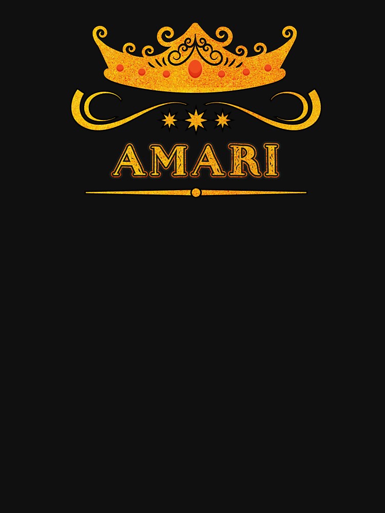 Amari Personalized Name With Crown - Cool & Custom Gift for Girls, Teens by Oussinc