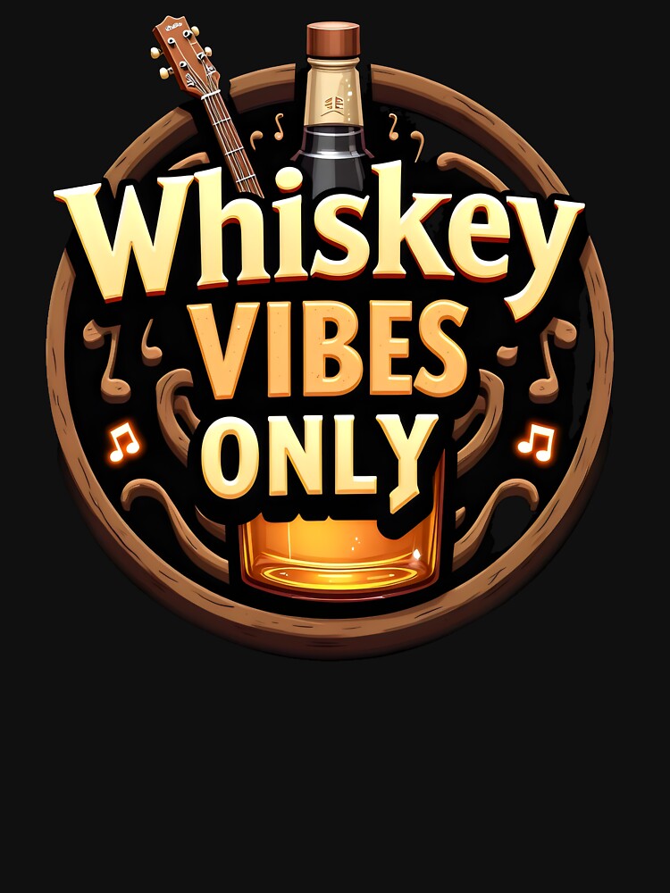 Whiskey Vibes Only 3D by Countryfied