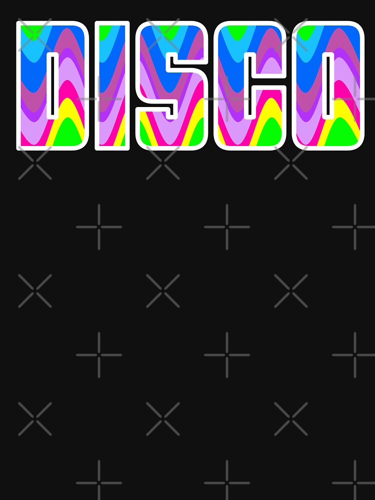 Groovy Disco Waves - 70s Neon Glow by SunnyBrand