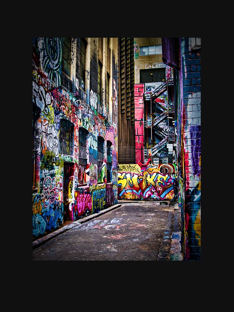 A Vibrant Melbourne Australia Graffiti Alley by pcole123