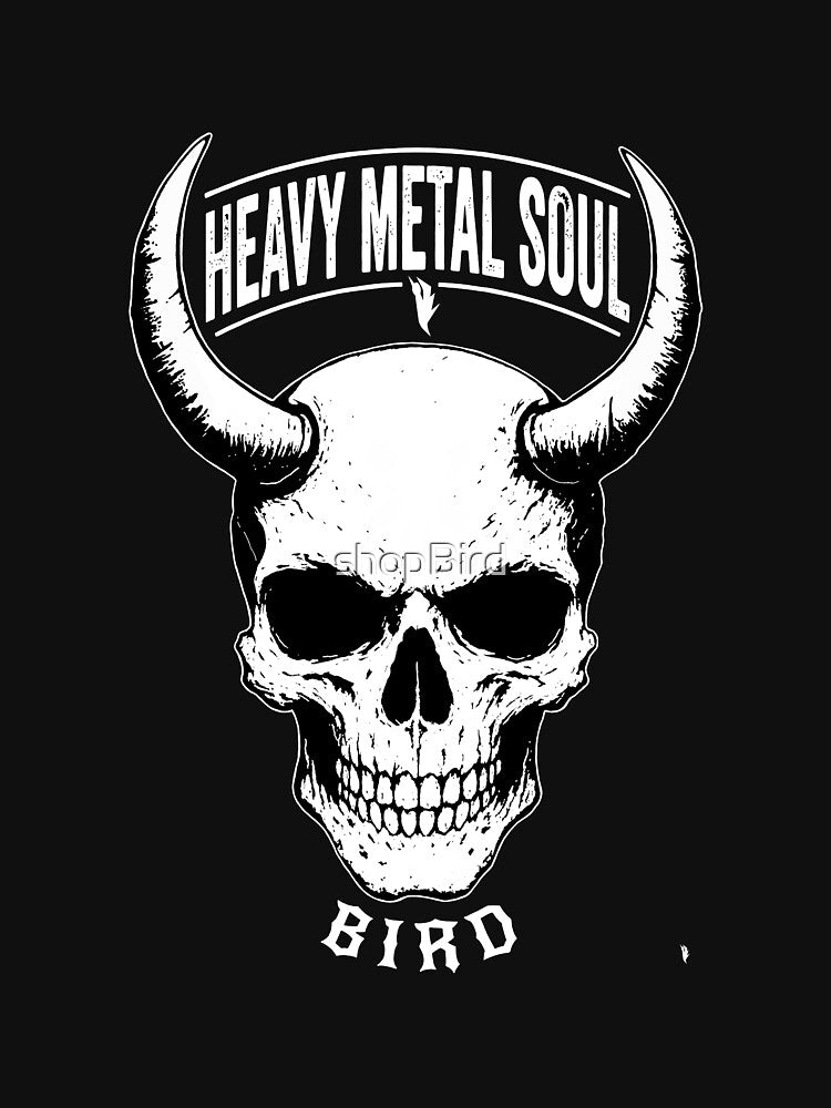 BIRD Original - Horned Rebel Skull by shopBird