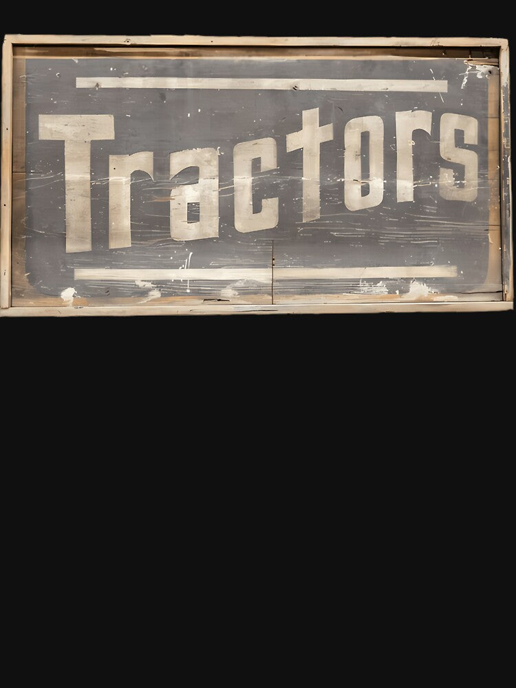Tractors Sign Wood Style Design by RobynHarrisss