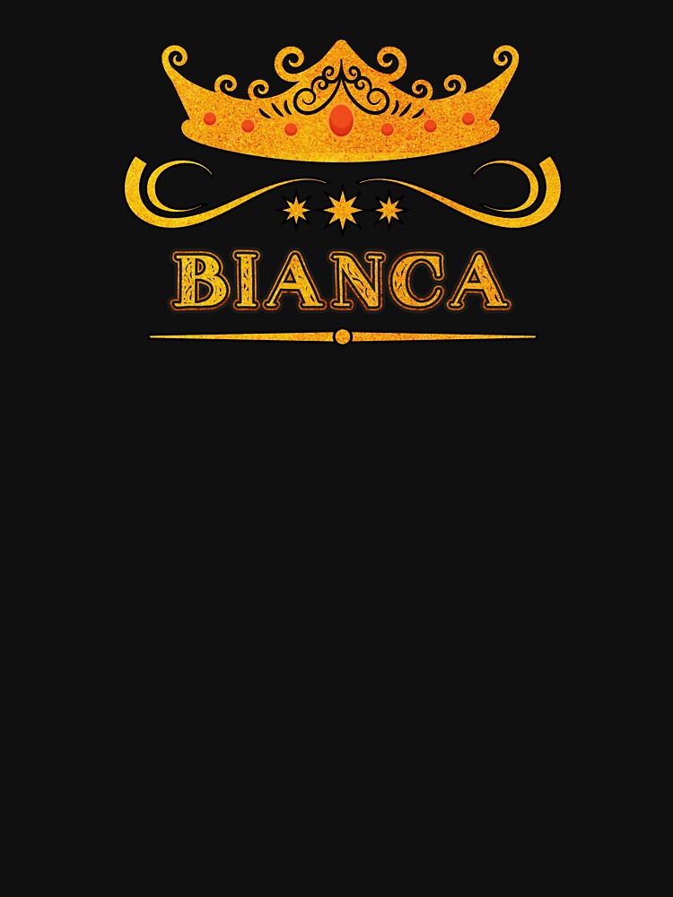 Bianca Personalized Name With Crown - Cool & Custom Gift for Girls, Teens by Oussinc